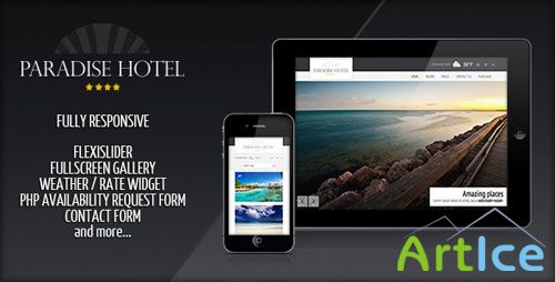 ThemeForest - Responsive Paradise Hotel - RiP