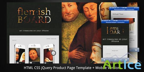 ThemeForest - Flemish BoardHTML5 Product Page+Mobile Version - RIP