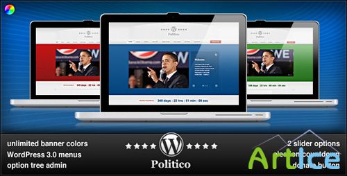 ThemeForest - WordPress Politico 1.1  ThemeForest WordPress Theme