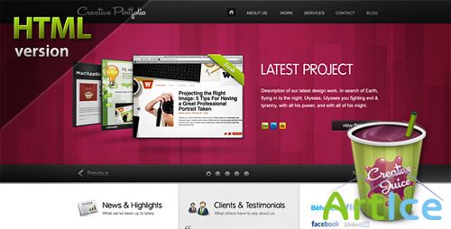 ThemeForest - Creative Juice HTML - Showcase Portfolio - Orignal File