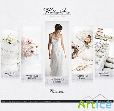 Magento Theme - Wedding Store Template