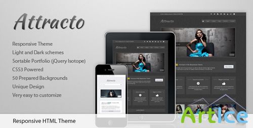 ThemeForest - Attracto - HTML Responsive Theme - RIP