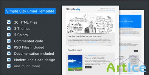 ThemeForest - Simple City - Email Template - RIP