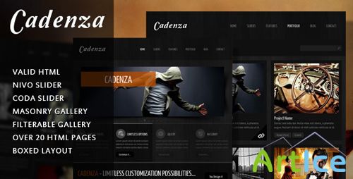 ThemeForest - Cadenza - Portfolio Business HTML Template (Fixed Rip)