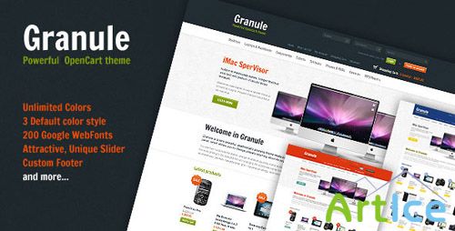 ThemeForest - Granule - Powerful Theme v1.1 for OpenCart 1.5.1.3