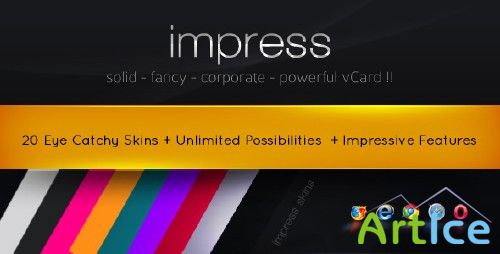 ThemeForest - Impress vcard - 20 Skins - Impressive Features - RiP