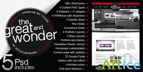 The Great And Wonder Photo Magazine v1.1 - ThemeForest WordPress Theme