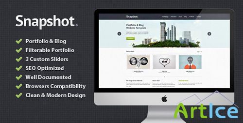 ThemeForest - Snapshot - Portfolio & Blog HTML Template - RIP