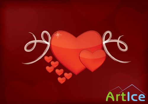 Hearts Vector Clipart