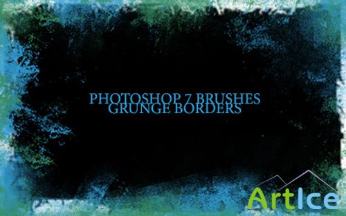 Grunge Border Brushes Set for Photoshop