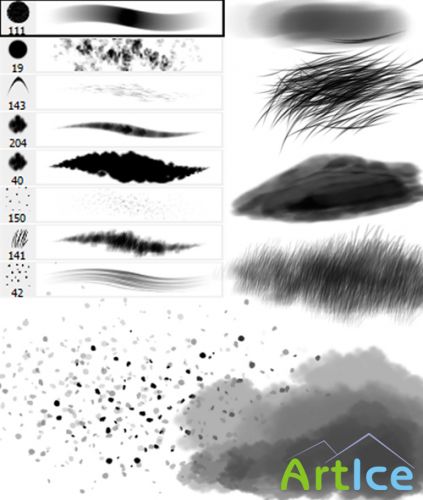 Random Photoshop Brush Set 2 for Photoshop