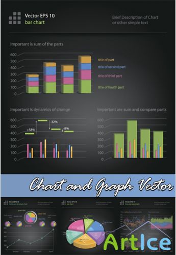 Chart and Graph Vector