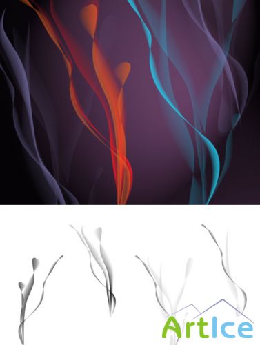 Fine Wisps Brushes Set for Photoshop