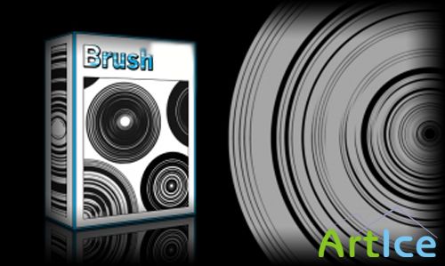 Tech Circles Brushes Set for Photoshop