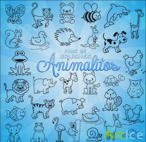 Pack De Brushes Animalitos for Photoshop