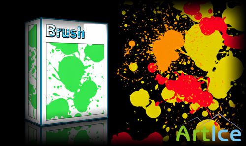 Paint Splatters Set for Photoshop