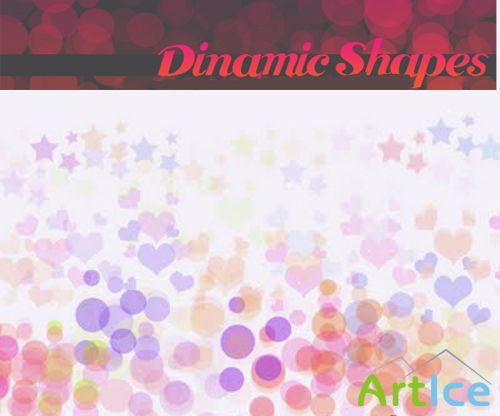 Dinamic Shapes Brushes for Photoshop