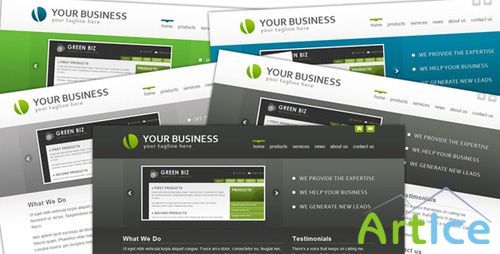 ThemeForest - BlueCorp/GrayCorp - Multi-Use Business Template - Retail (reuploaded)