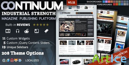 ThemeForest - Continuum - Magazine Theme v1.12 for Wordpress v3.x