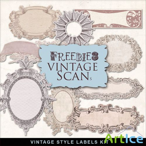 Scrap-kit - Vintage Labels #2