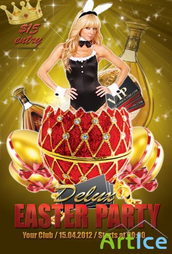 Easter Party Flyer - Delux