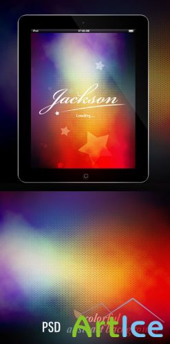 Colorful Abstract Background for Photoshop