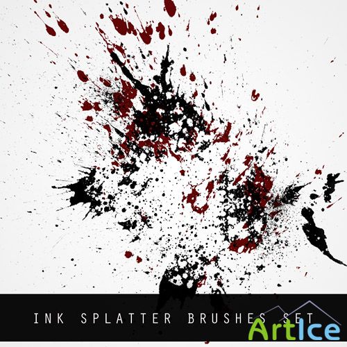 Ink Splatter Brushes for Photoshop