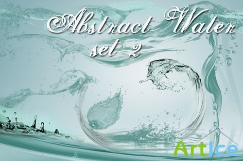 Abstract Water Brushes Set 2 for Photoshop