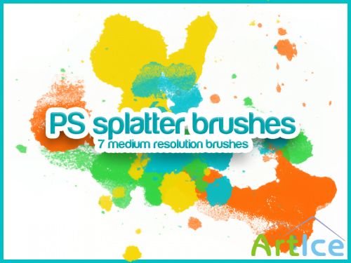 Photoshop Splatter Brushes