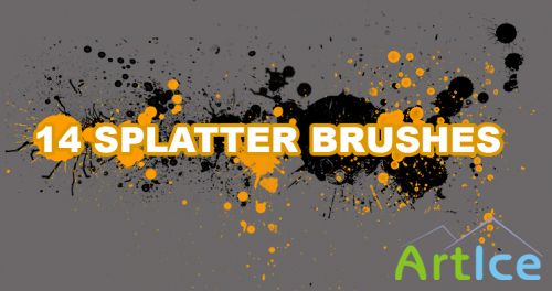 Ultimate Splatter Brushes for Photoshop