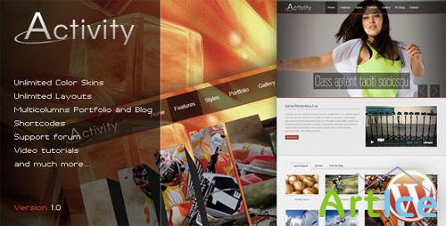 ThemeForest - Activity v1.1.2 - Premium WordPress Theme