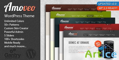 ThemeForest - Amoveo Multipurpose Wordpress Theme (Reupload)