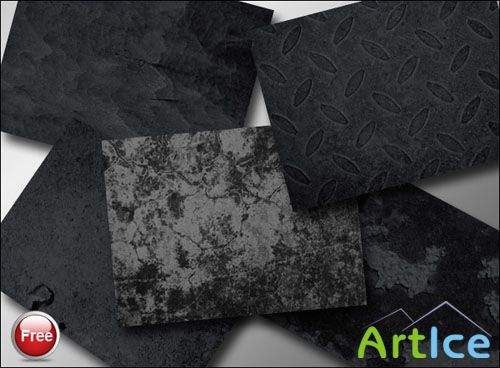 Web Black Grunge Backgrounds Pack