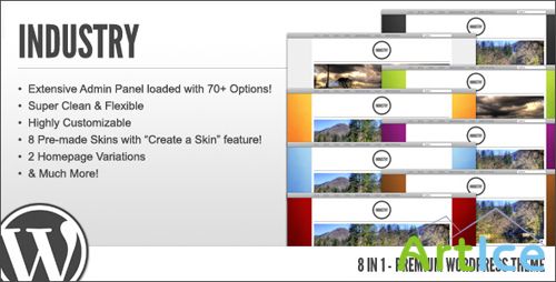 ThemeForest - WP Industry - 8 in 1 Premium Wordpress Theme