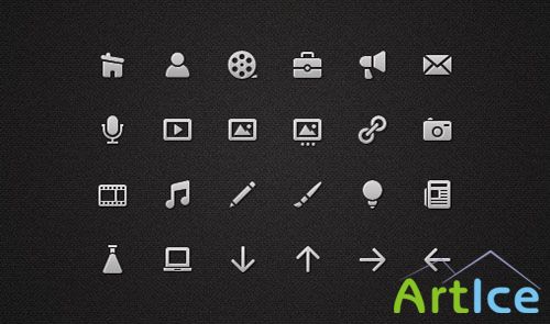 PSD Template - Menu Icons