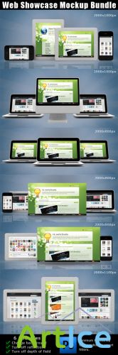 Website Showcase Mockup Bundle