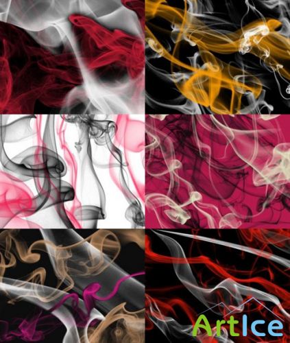 Mixed Smoke Brushes Set for Photoshop