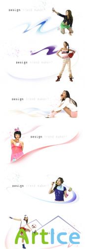 Collection Lovely Psd Girl Source Pack 1 for Photoshop