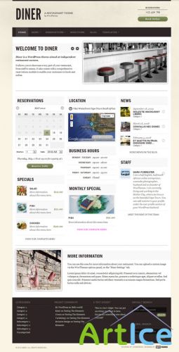 WooThemes - Diner v1.9.3 for WordPress