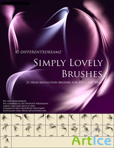 Brushes for Photoshop - Simply Lovely