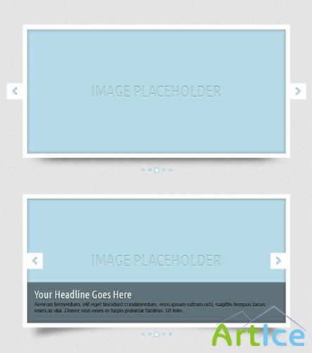 PSD Template - Simple Sliders