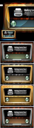Working Contact Form Radio for Photoshop