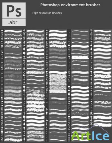 Photoshop Environment Brushes Set