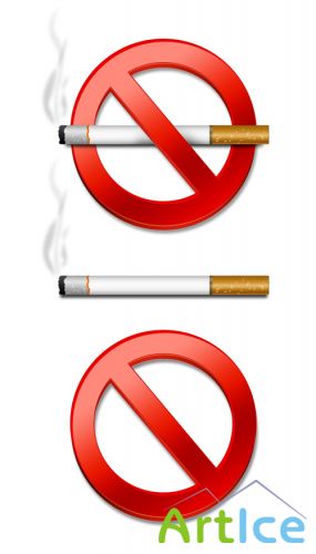 No-Smoking Psd File for Photoshop