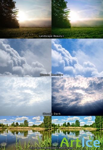 Landscape Skyscape Waterscape Action Pack