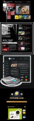 Black Web Template pack 5