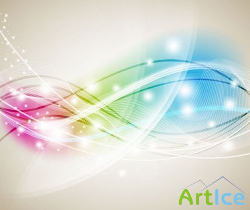 Abstract Colorful Background Vector For Photoshop