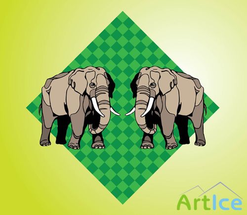 Vector Elephants