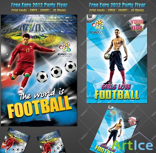 Euro 2012 Party Flyer Template