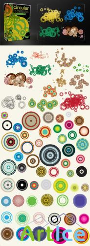 67 Circular Vectors Design Pack for Photoshop